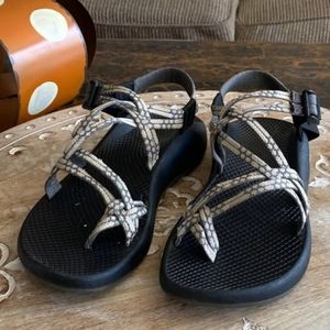 Chacos Braided Grey and White Sandal